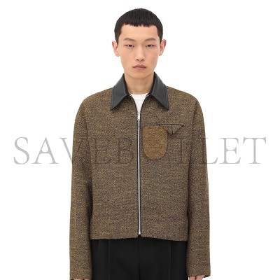 BOTTEGA VENETA COTTON FRISE BLOUSON 810404V4M707278 BOTTEGA VENETA COTTON FRISE BLOUSON 810404V4M707278